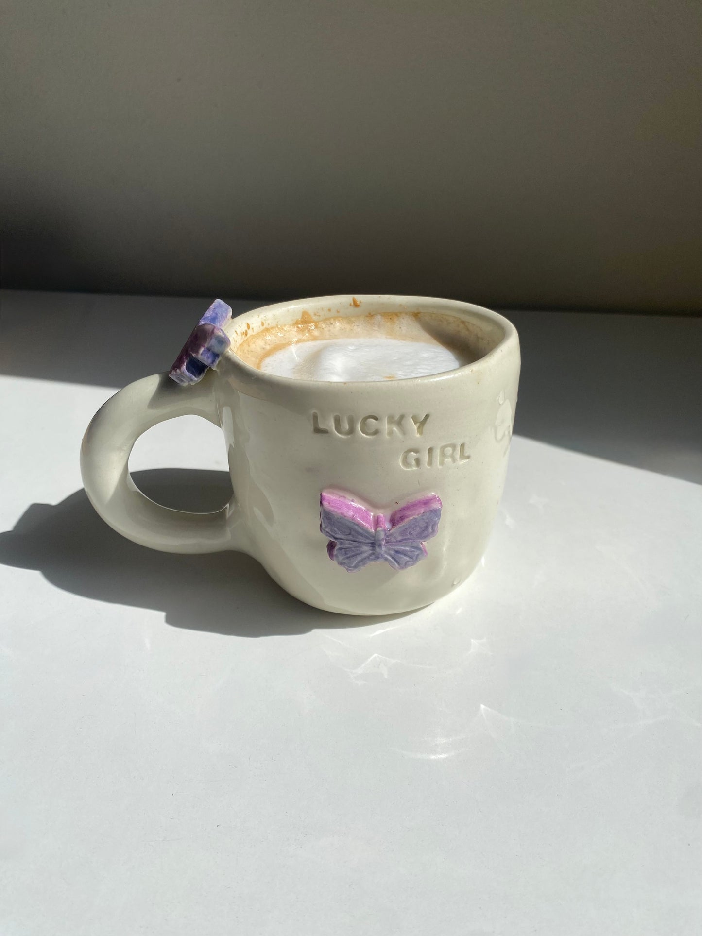 Lucky girl mug