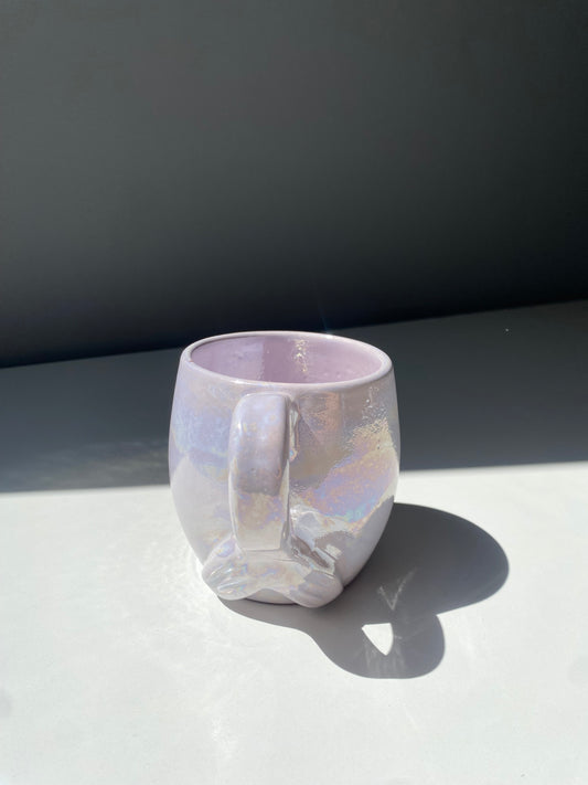 Purple mermaid mug