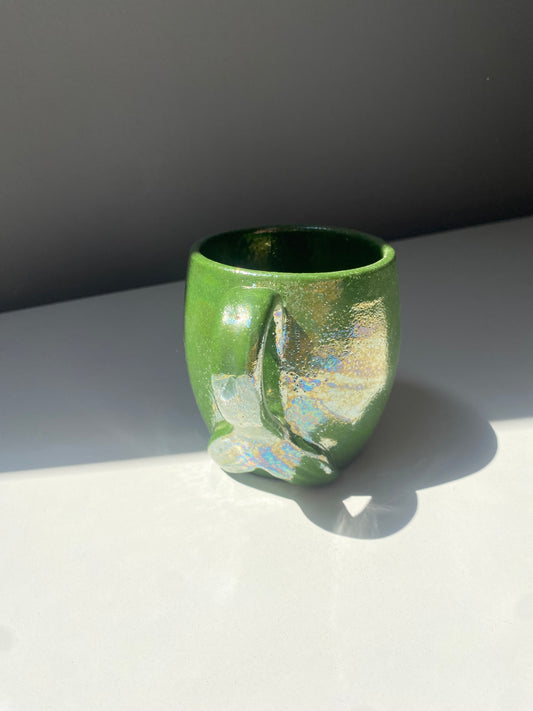 Green mermaid mug