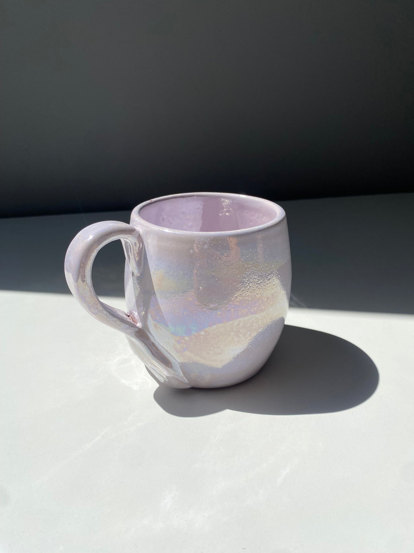 Purple mermaid mug