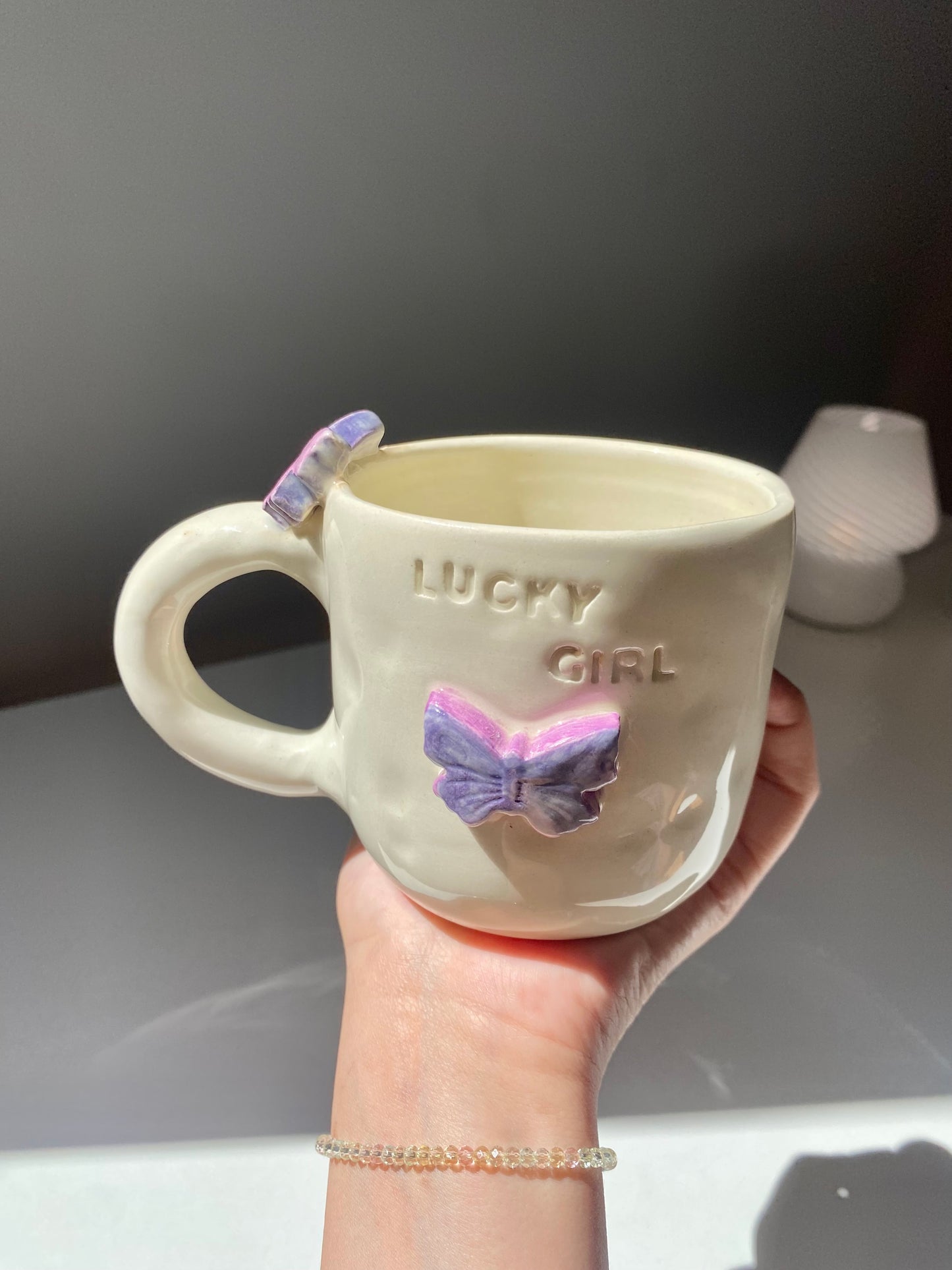 Lucky girl mug