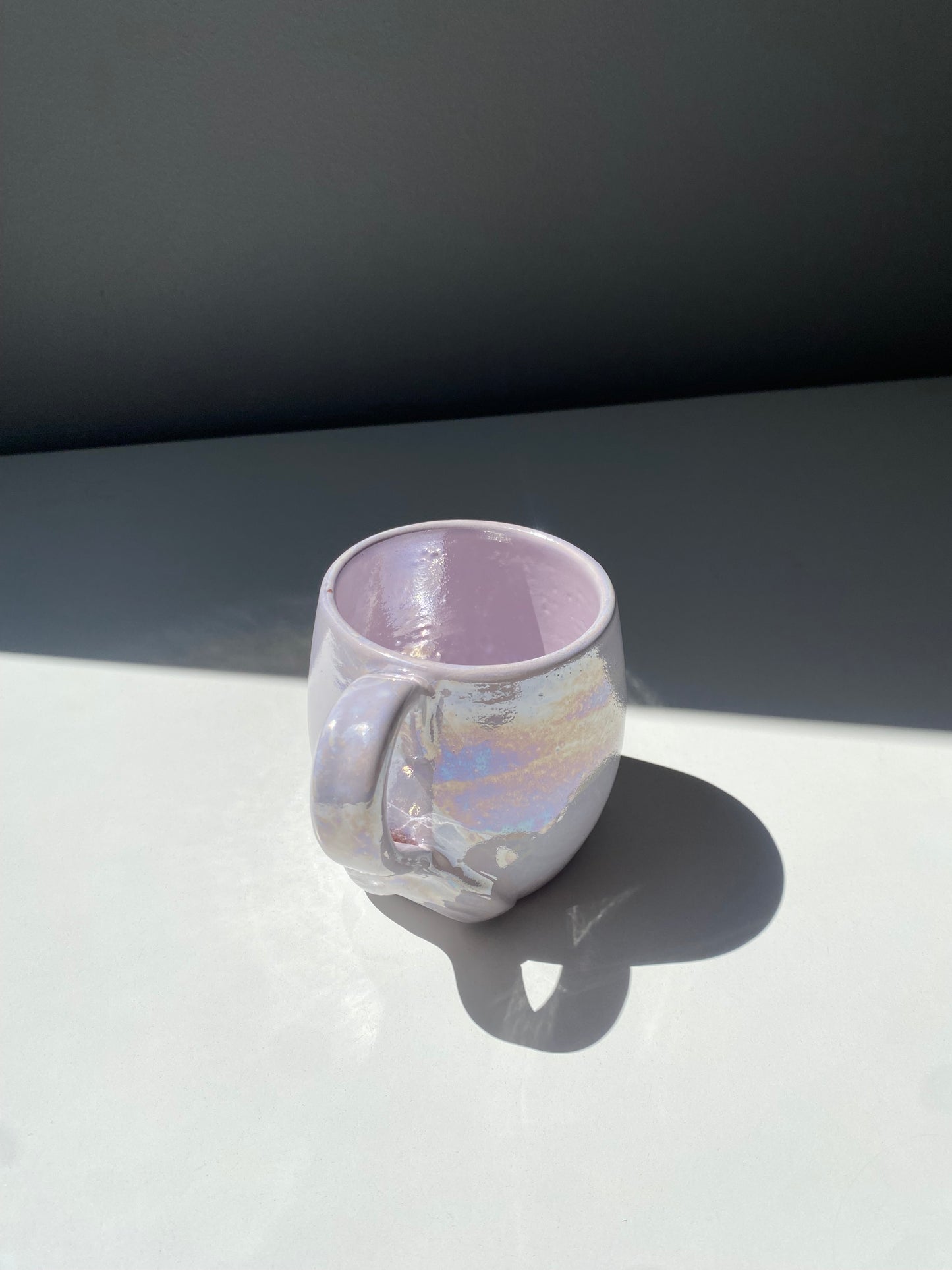 Purple mermaid mug