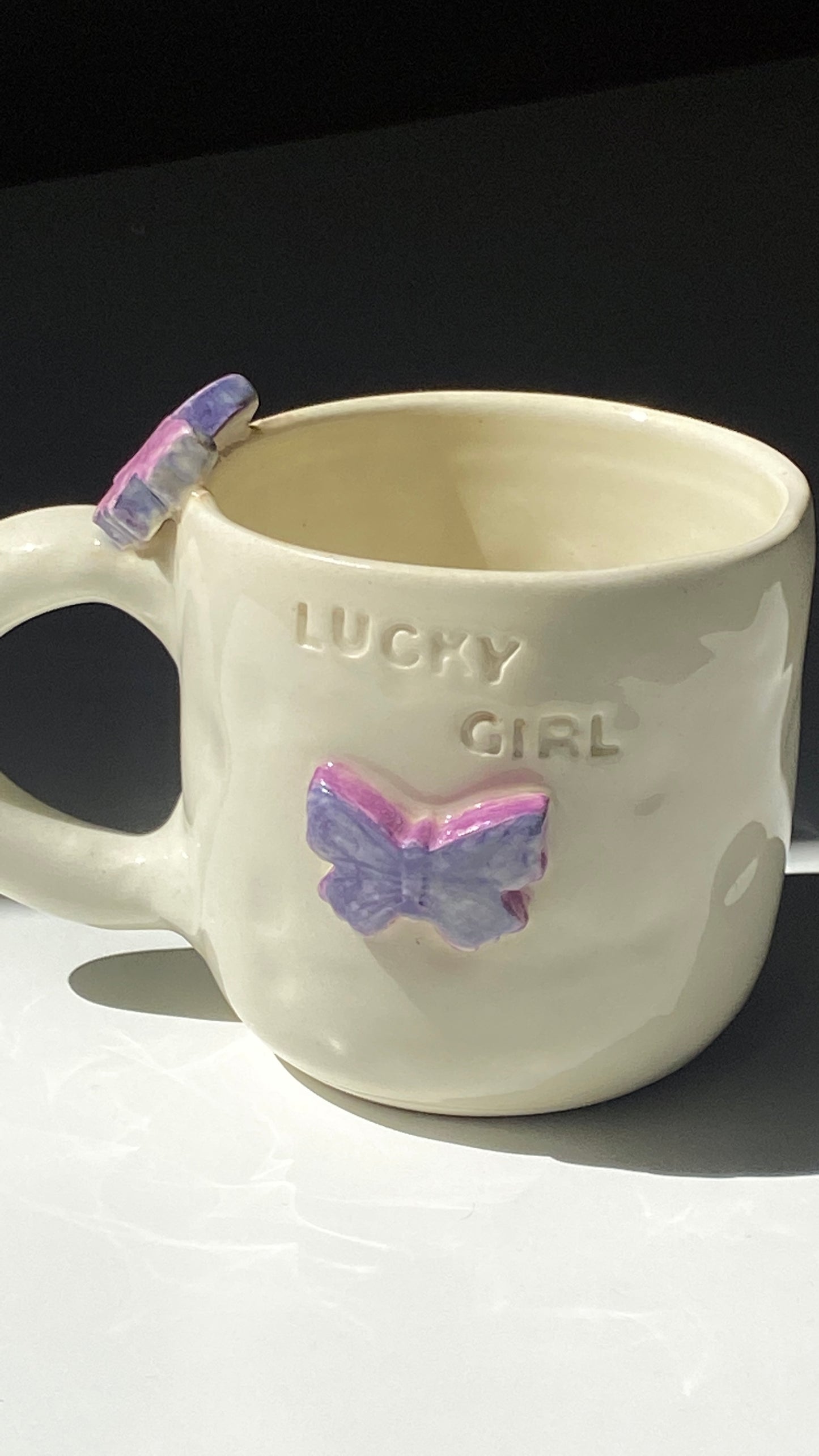 Lucky girl mug