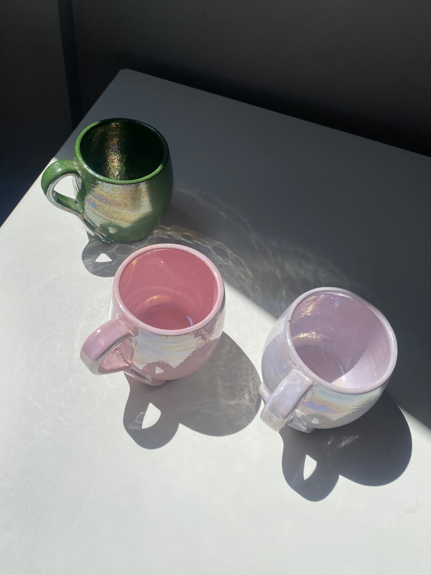 Pink mermaid mug