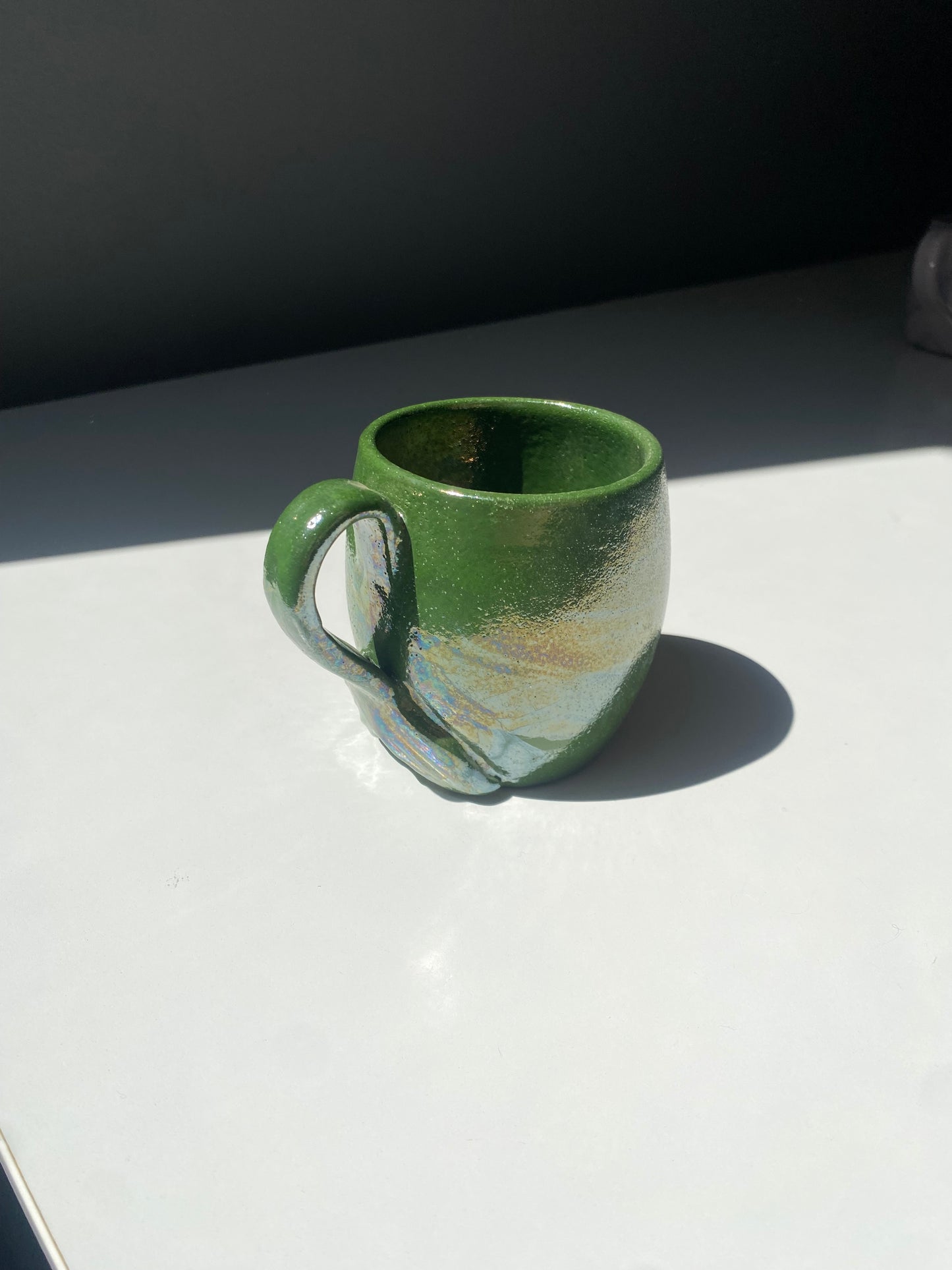 Green mermaid mug